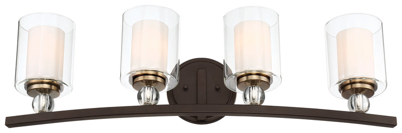 Minka-Lavery 3080-416 Studio 5 Four Light Bath, Painted Bronze W/Natural Brush Main Image.jpg