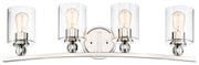 Minka-Lavery 3080-613 Studio 5 Four Light Bath, Polished Nickel Main Image.jpg