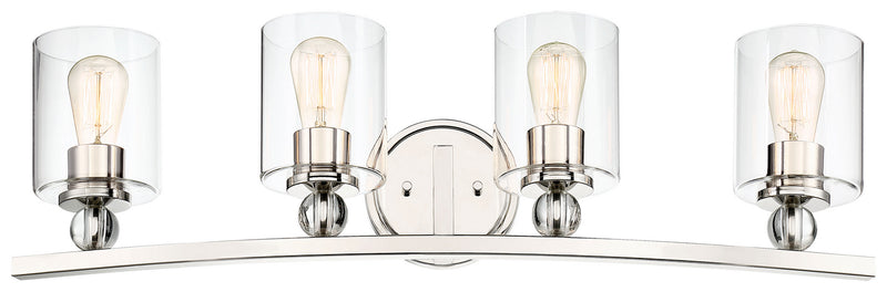 Minka-Lavery 3080-613 Studio 5 Four Light Bath, Polished Nickel Main Image.jpg