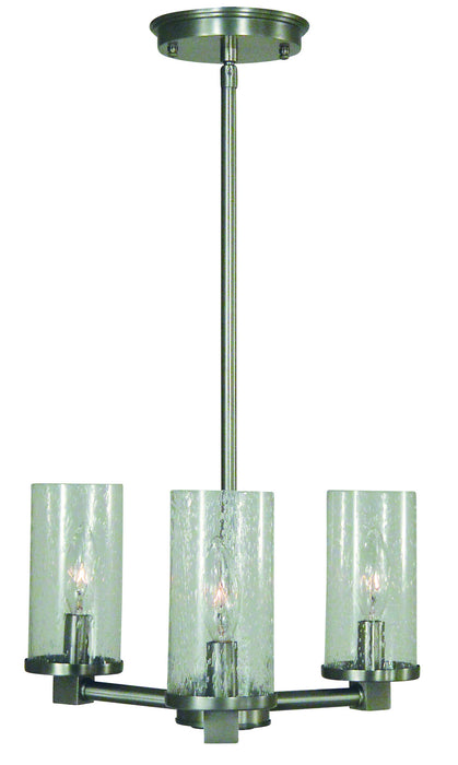 Framburg 3063 BN Lexi Three Light Chandelier, Brass Nickel Main Image.jpg