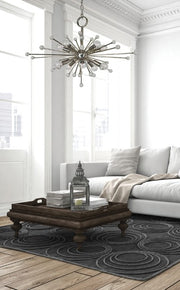 Framburg 3085 PN Supernova Ten Light Chandelier, Polished Nickel Alternate Image.jpg