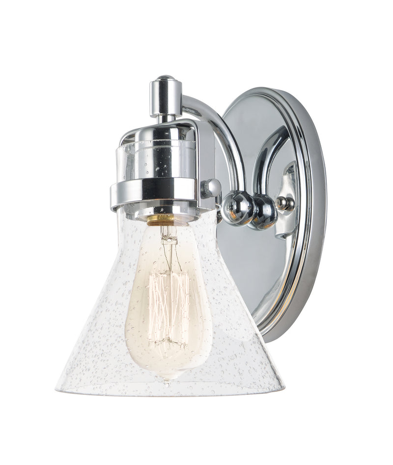 Maxim 26111CDPC Seafarer One Light Wall Sconce, Polished Chrome Main Image.jpg