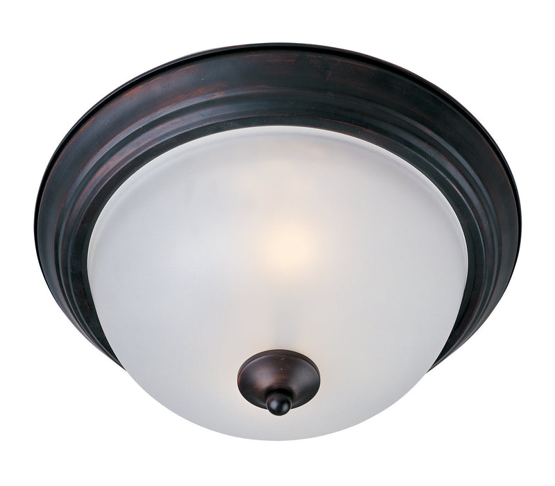 Maxim 5849FTOI Essentials - 584x Two Light Flush Mount, Oil Rubbed Bronze Main Image.jpg