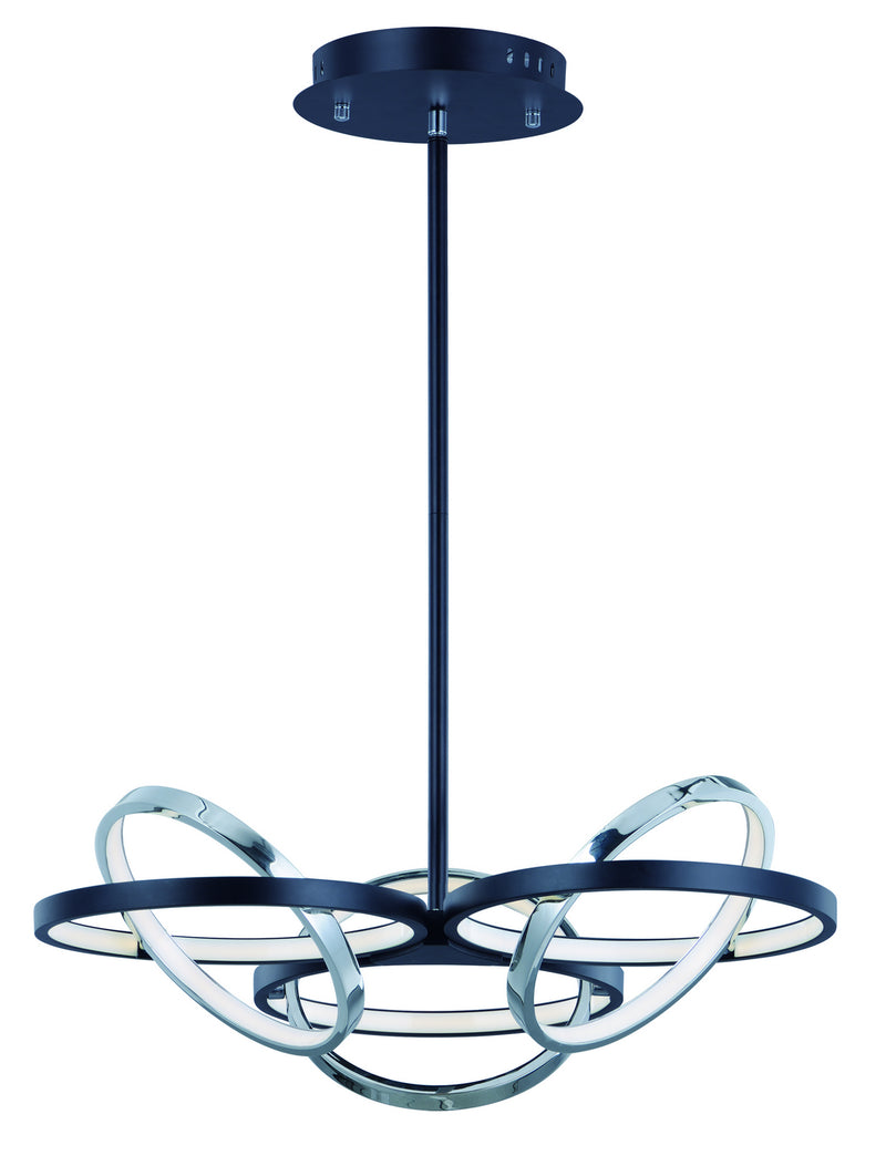 ET2 E24787-BKPC Gyro II LED Pendant, Black / Polished Chrome Main Image.jpg