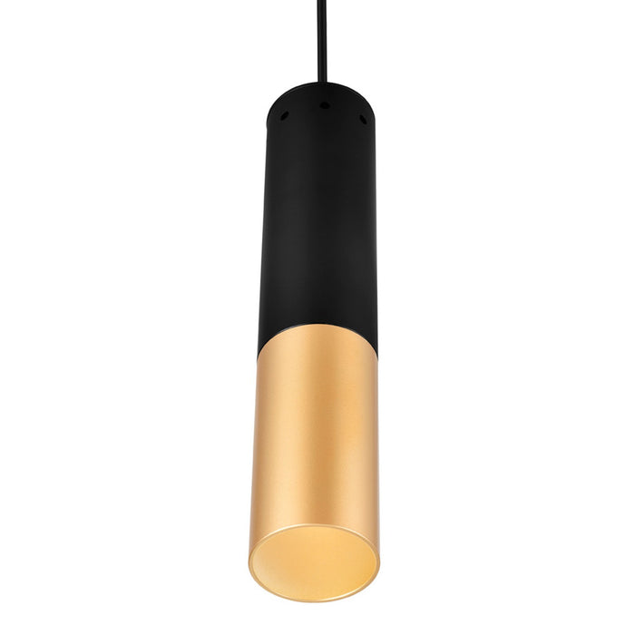 CWI Lighting 1015P2-1-129 Anem One Light Mini Pendant Matte Black & Satin Gold Alt 3.jpg