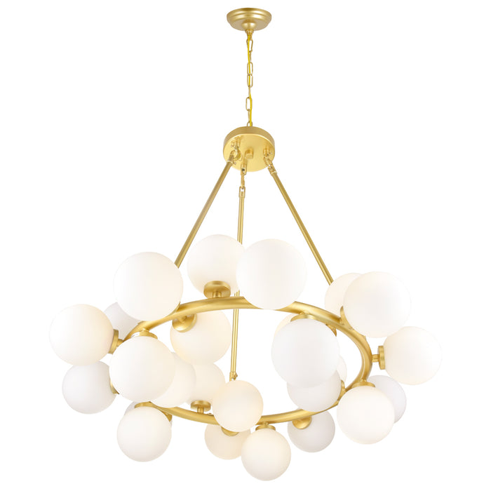 CWI Lighting 1020P26-25-602 Arya LED Chandelier Satin Gold Alt 1.jpg