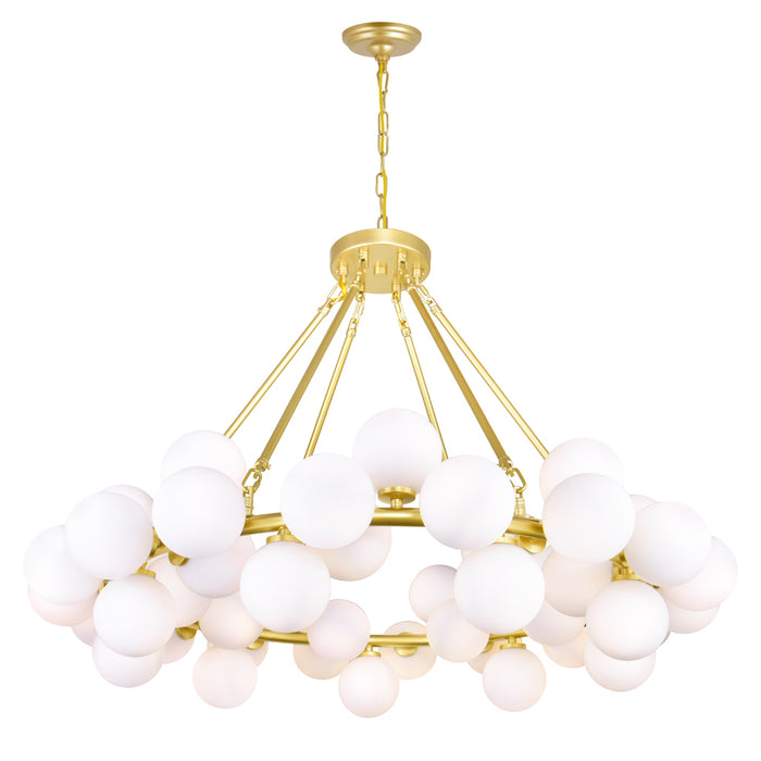 CWI Lighting 1020P39-45-602 Arya LED Chandelier Satin Gold.jpg