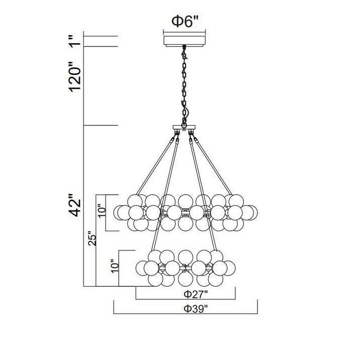 CWI Lighting 1020P39-70-602 Arya LED Chandelier Satin Gold Alt 5.jpg