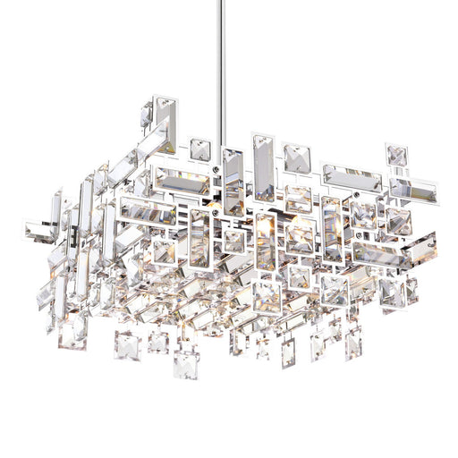 CWI Lighting 5689P14-6-S-601 Arley Six Light Chandelier Chrome Alt 1.jpg