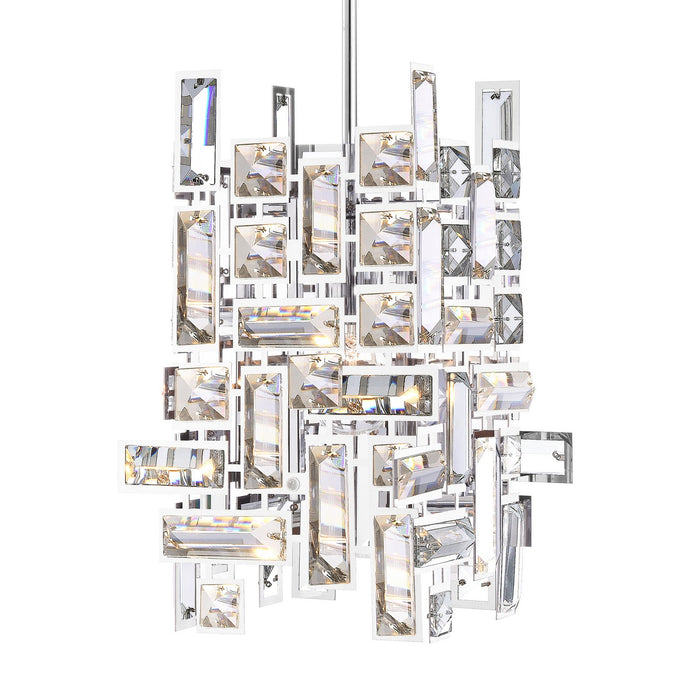 CWI Lighting 5689P6-1-S-601 Arley One Light Mini Chandelier Chrome Alt 1.jpg