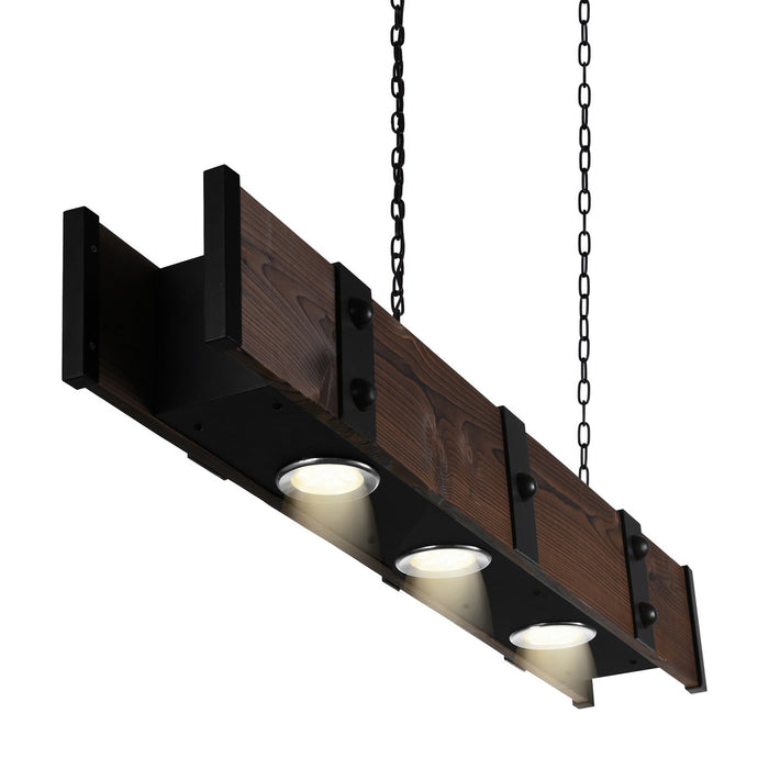 CWI Lighting 9748P42-3-101 Pago Three Light Island Chandelier Black Alt 2.jpg