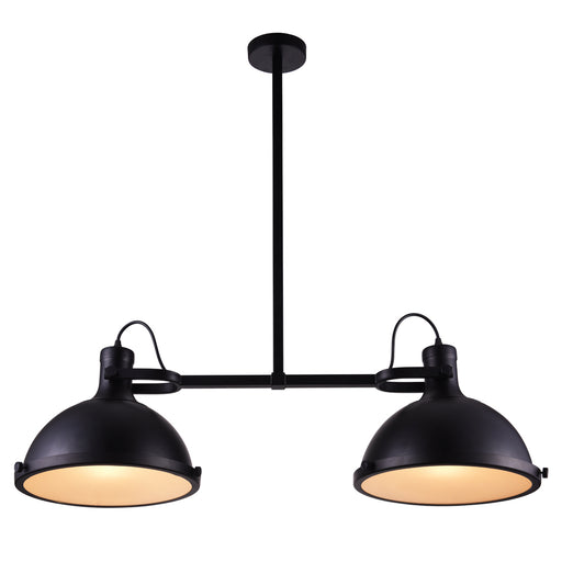 CWI Lighting 9760P37-2-101 Strum Two Light Island Chandelier Black Alt 1.jpg