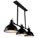 CWI Lighting 9760P50-3-101 Strum Three Light Island Chandelier Black Alt 2.jpg