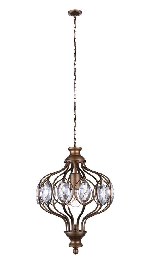 CWI Lighting 9935P12-1-182 Altair One Light Chandelier Antique Bronze.jpg