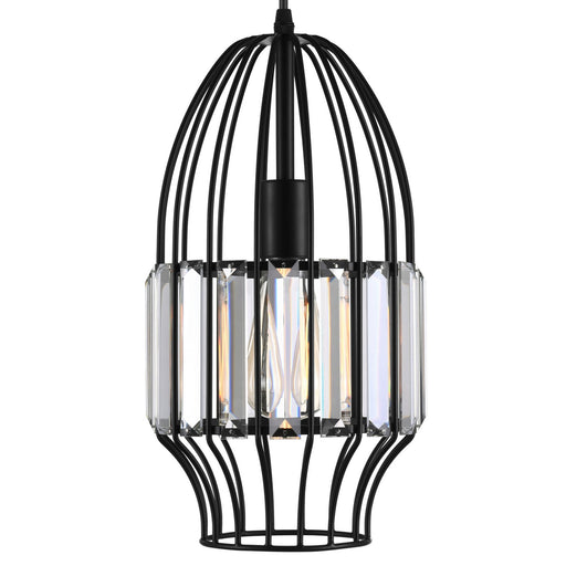 CWI Lighting 9942P7-1-101 Alethia One Light Mini Pendant Black Alt 1.jpg