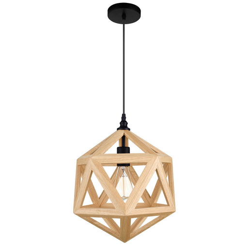 CWI Lighting 9945P13-1-101 Lante One Light Pendant Black.jpg