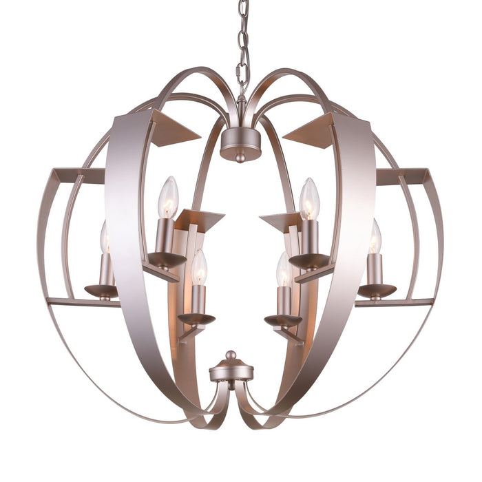 CWI Lighting 9950P26-6-221 Verbena Six Light Chandelier Pewter Alt 2.jpg