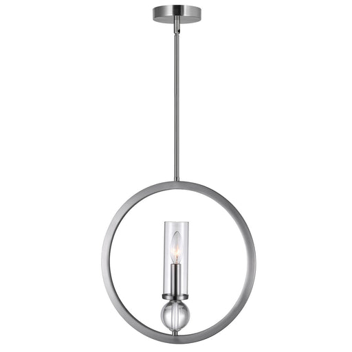 CWI Lighting 9951P15-1-606 Elton One Light Pendant Satin Nickel.jpg