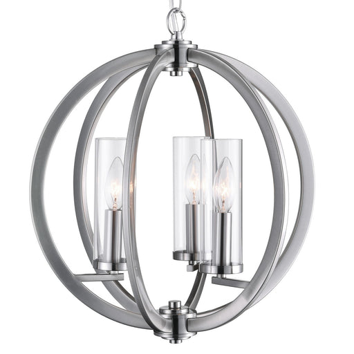 CWI Lighting 9951P16-3-606 Elton Three Light Chandelier Satin Nickel Alt 1.jpg