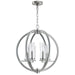 CWI Lighting 9951P19-6-606 Elton Six Light Chandelier Satin Nickel Alt 4.jpg