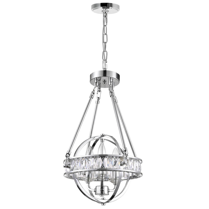 CWI Lighting 9957P12-3-601 Arkansas Three Light Mini Chandelier Chrome Alt 5.jpg