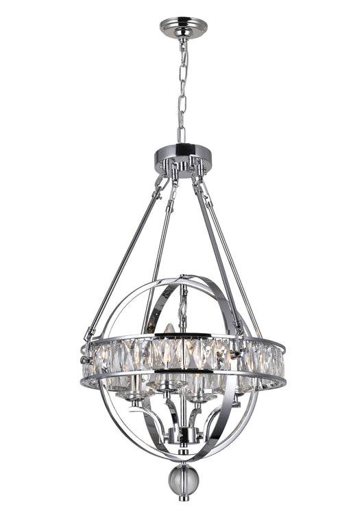 CWI Lighting 9957P16-4-601 Arkansas Four Light Chandelier Chrome.jpg