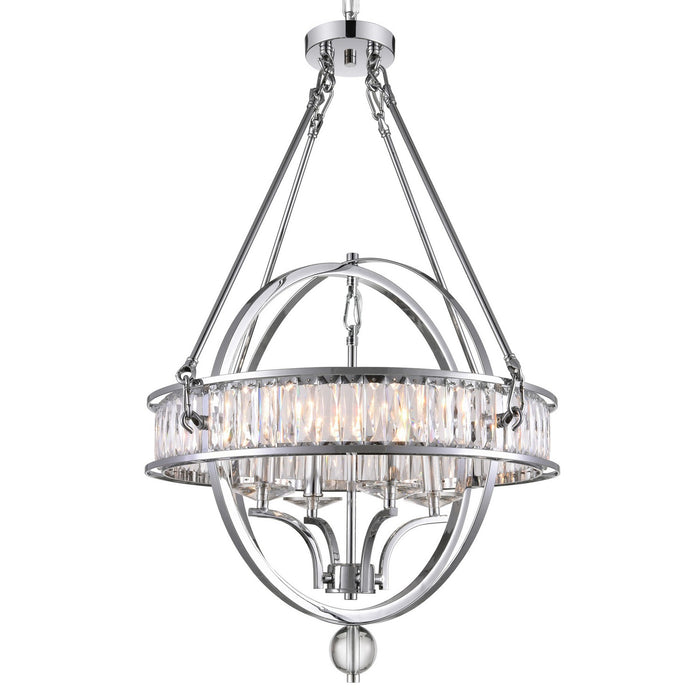 CWI Lighting 9957P20-4-601 Arkansas Four Light Chandelier Chrome Alt 1.jpg