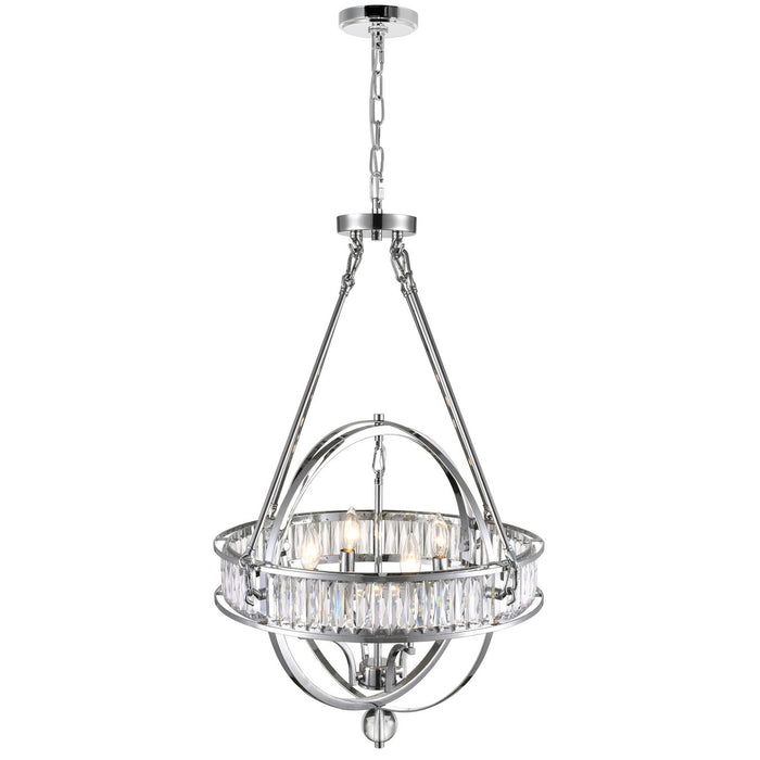 CWI Lighting 9957P20-4-601 Arkansas Four Light Chandelier Chrome Alt 2.jpg