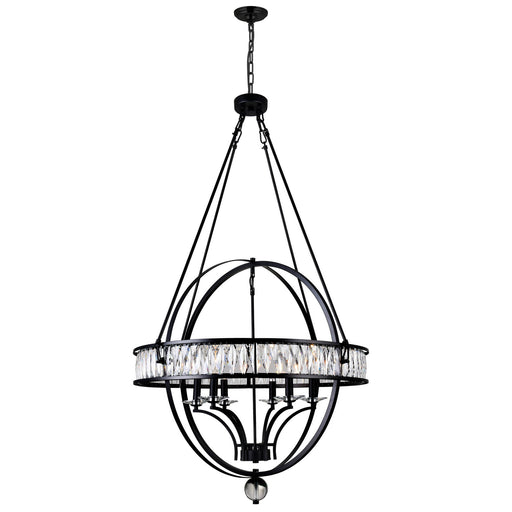 CWI Lighting 9957P30-6-101 Arkansas Six Light Chandelier, Black Alternate Image.jpg