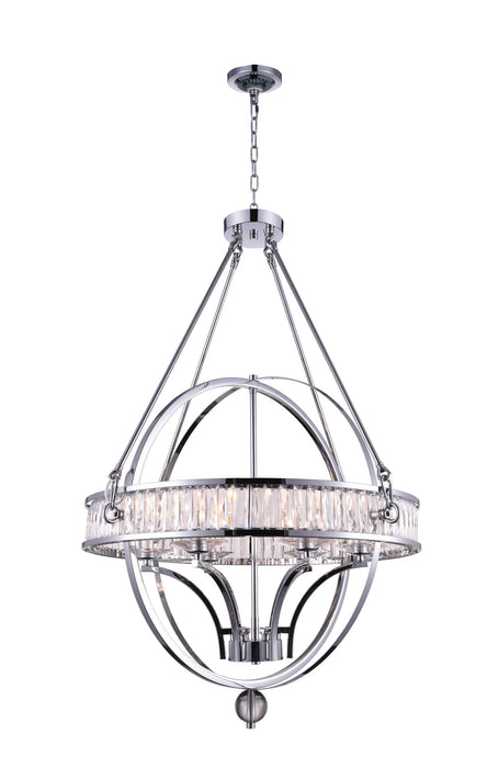 CWI Lighting 9957P30-6-601 Arkansas Six Light Chandelier Chrome.jpg