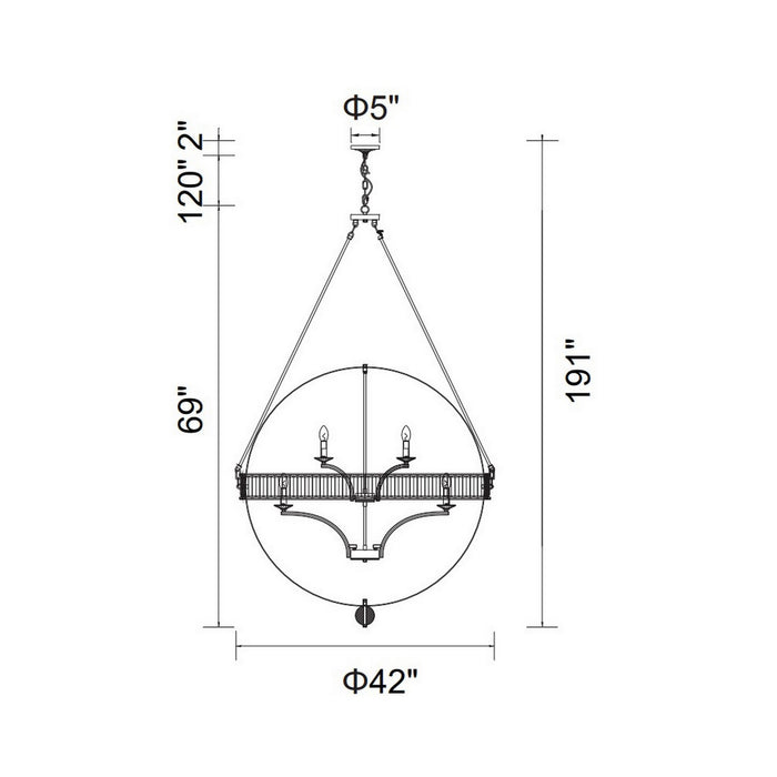 CWI Lighting 9957P42-12-101 Arkansas 12 Light Chandelier Black Alt 1.jpg