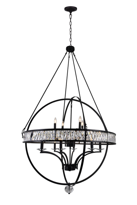 CWI Lighting 9957P42-12-101 Arkansas 12 Light Chandelier Black.jpg