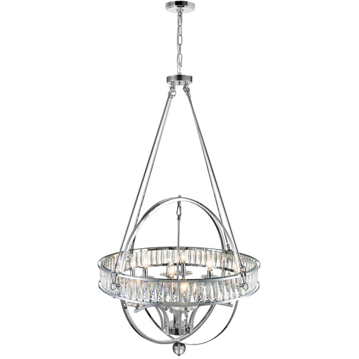 CWI Lighting 9957P42-12-601 Arkansas 12 Light Chandelier Chrome Alt 2.jpg