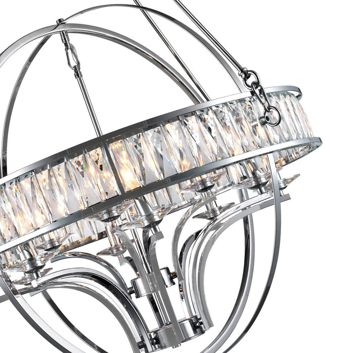 CWI Lighting 9957P42-12-601 Arkansas 12 Light Chandelier Chrome Alt 3.jpg