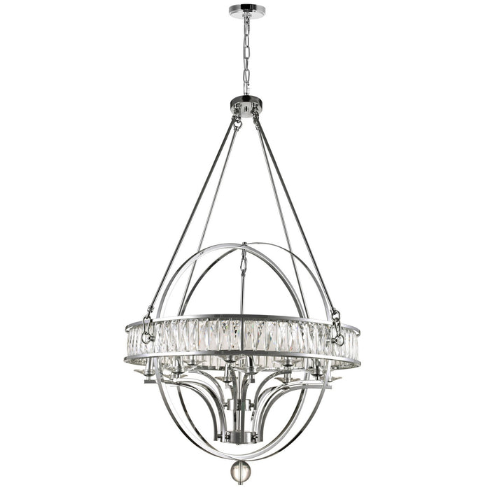 CWI Lighting 9957P42-12-601 Arkansas 12 Light Chandelier Chrome Alt 5.jpg