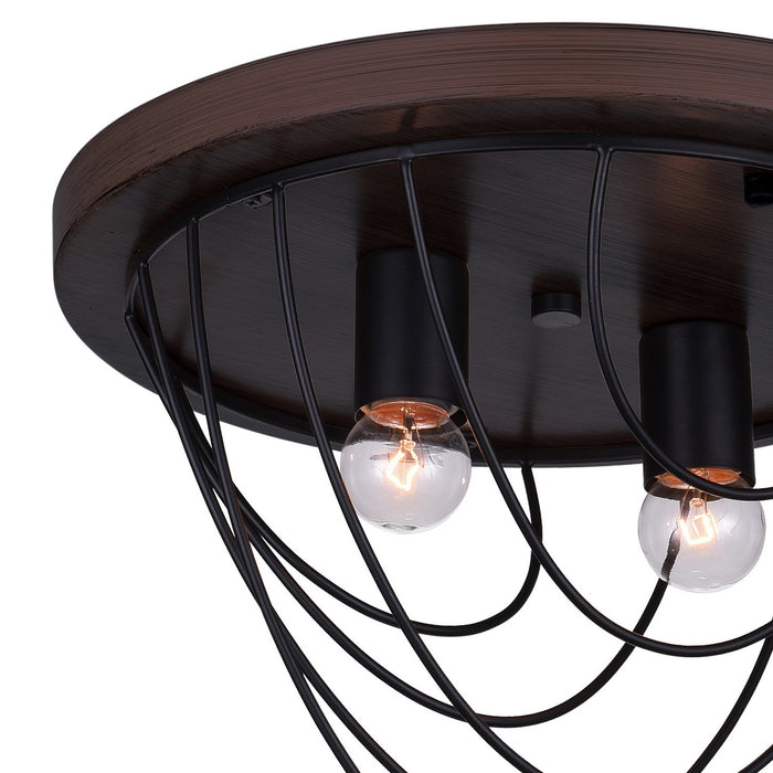 CWI Lighting 9962C13-2-101 Gala Two Light Flush Mount Black Alt 2.jpg