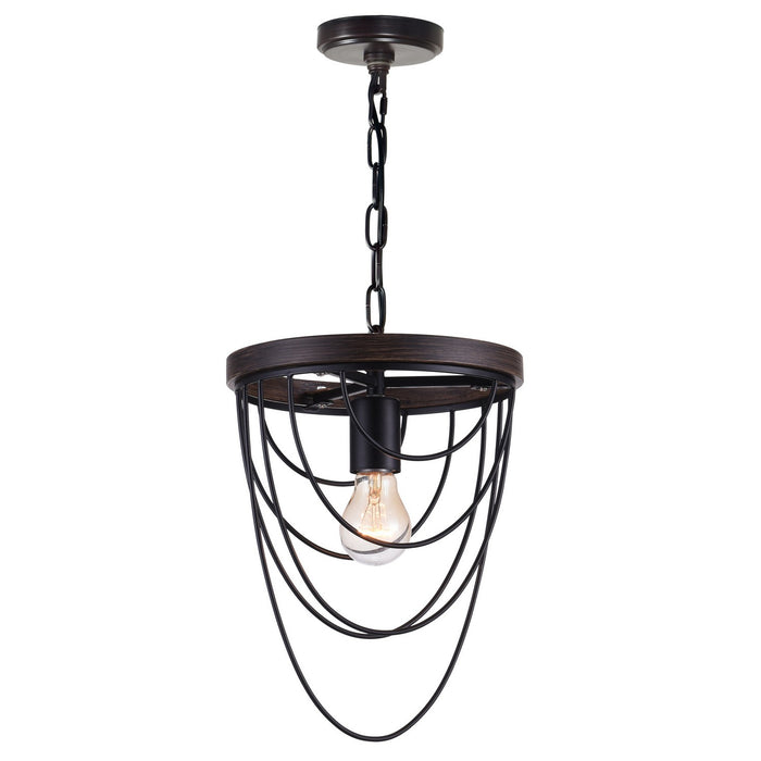 CWI Lighting 9962P9-1-101 Gala One Light Mini Chandelier Black.jpg