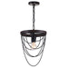 CWI Lighting 9962P9-1-101 Gala One Light Mini Chandelier Black.jpg