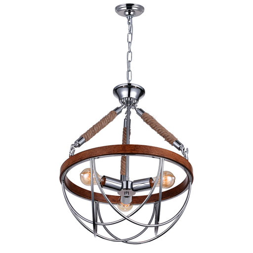 CWI Lighting 9965P18-3-601 Parana Three Light Chandelier Chrome Alt 1.jpg