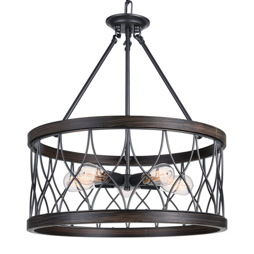 CWI Lighting 9966P23-5-242-A Amazon Five Light Chandelier Gun Metal Alt 1.jpg