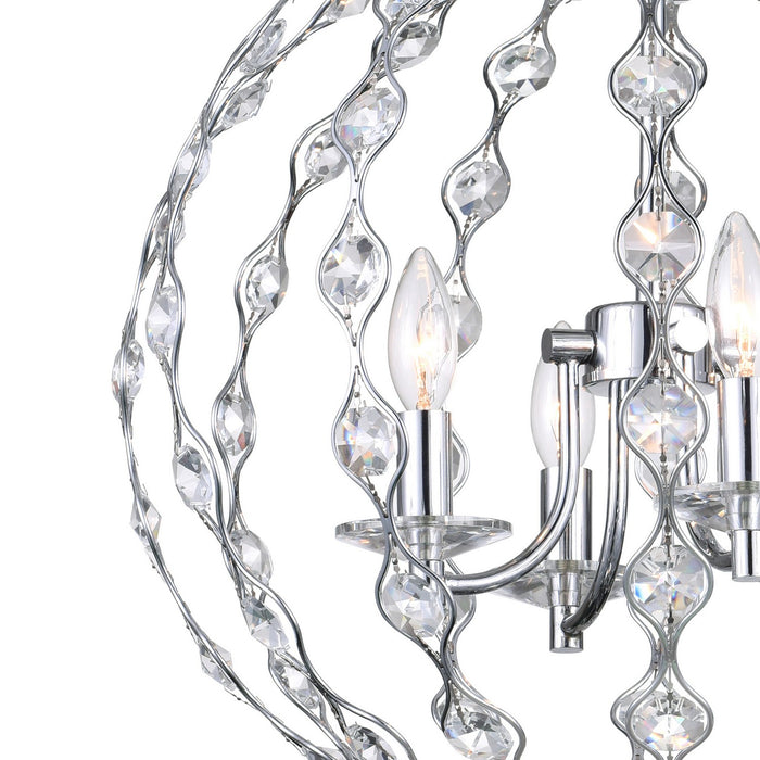 CWI Lighting 9970P19-4-601 Esia Four Light Chandelier Chrome Alt 3.jpg