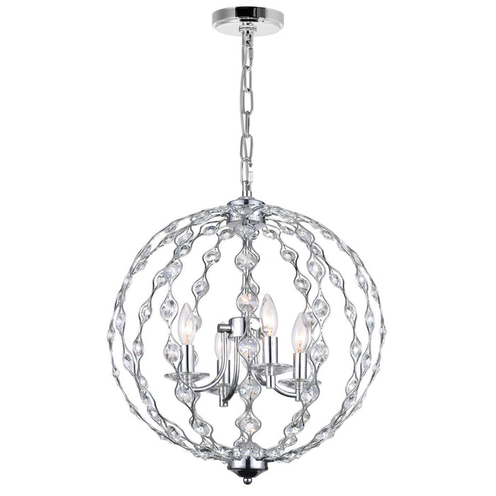 CWI Lighting 9970P19-4-601 Esia Four Light Chandelier Chrome.jpg