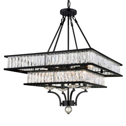 CWI Lighting 9972P23-8-101 Shalia Eight Light Chandelier Black Alt 1.jpg