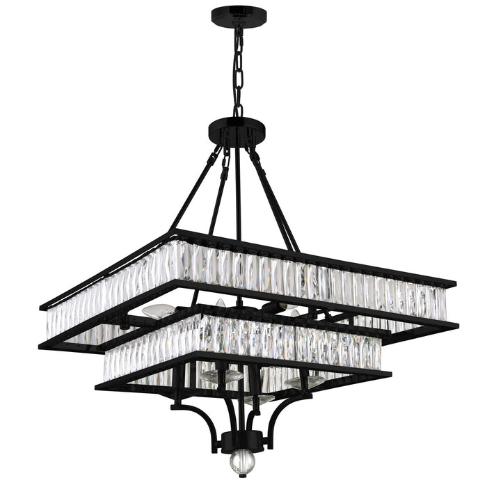 CWI Lighting 9972P23-8-101 Shalia Eight Light Chandelier Black Alt 4.jpg