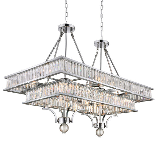 CWI Lighting 9972P37-16-601 Shalia 16 Light Island Chandelier Chrome Alt 1.jpg