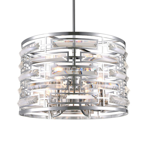 CWI Lighting 9975P15-4-601 Petia Four Light Chandelier Chrome Alt 1.jpg