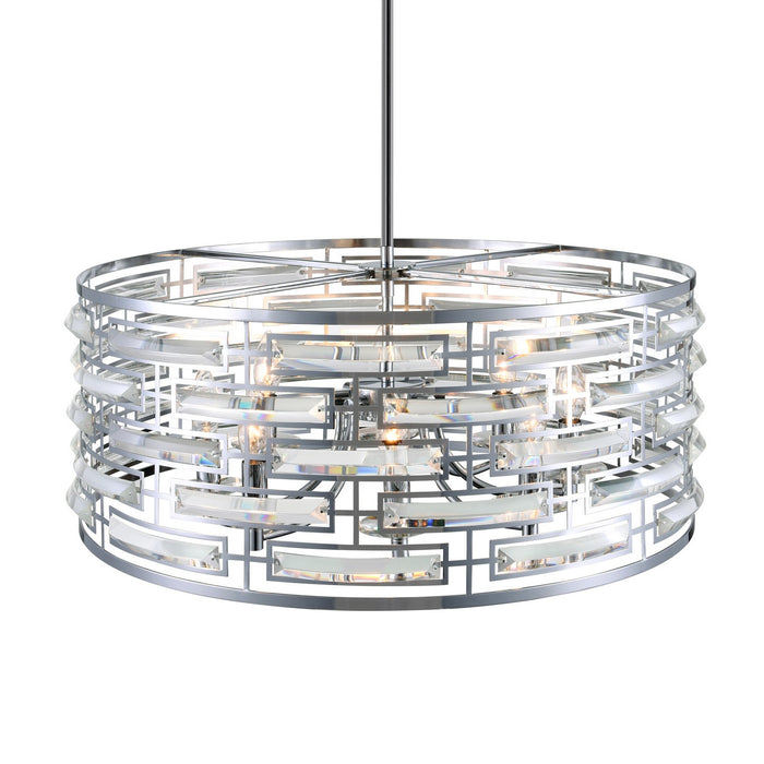 CWI Lighting 9975P20-6-601 Petia Six Light Chandelier Chrome Alt 2.jpg