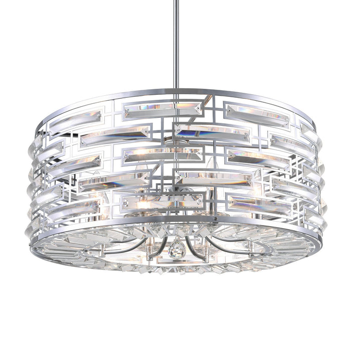 CWI Lighting 9975P25-8-601 Petia Eight Light Chandelier Chrome Alt 1.jpg