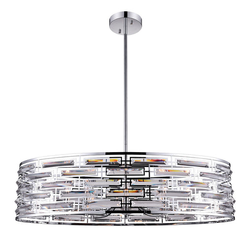 CWI Lighting 9975P39-8-601 Petia Eight Light Island Chandelier Chrome.jpg