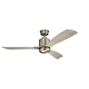 Kichler 300027AP 52"Ceiling Fan, Antique Pewter (2)